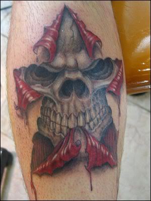 hand Skull tattoos Design