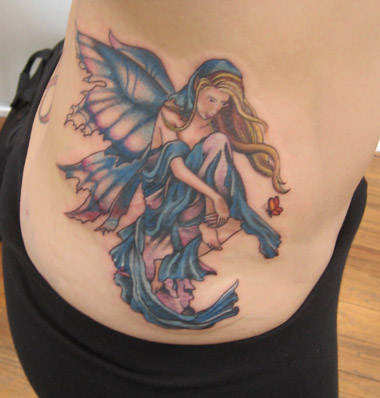 Another very popular tattoo among women is the aptly named cute fairy tattoo