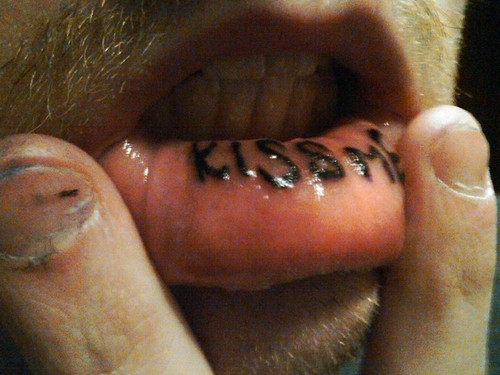 If so an inner lip tattoo may be a good choice Typically a tattoo inside 